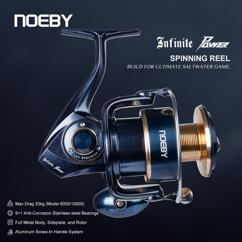 Daiwa Reel Fuego - Mulinello da Pesca Spinning Noeby Infinite