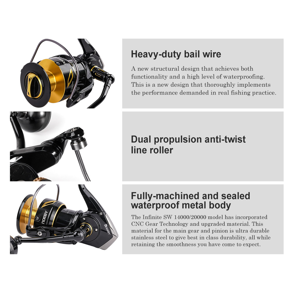 Mulinello da Pesca NOEBY Infin - Shimano Reel Stradic recensione e prezzo
